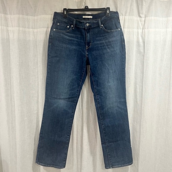 Levi's 505 Straight Jeans Dark Wash - Picture 7 of 7